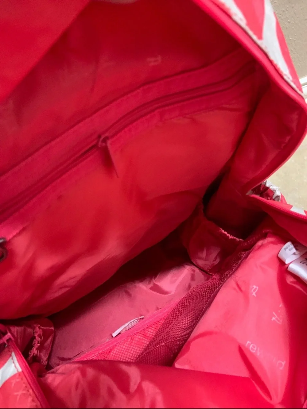 thirty-one Coral Dot Kids Backpack Set - Coral and White